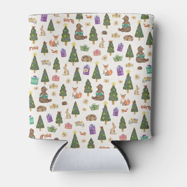 Enfriador De Latas Patrón navidad Forrest (Anverso)
