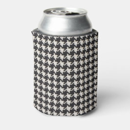 Enfriador De Latas Patrón negro blanco de dientes de perro