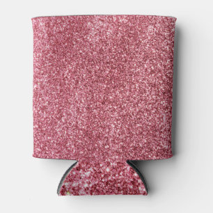 Enfriador De Latas Patrón oro Rosa Purpurina rosa