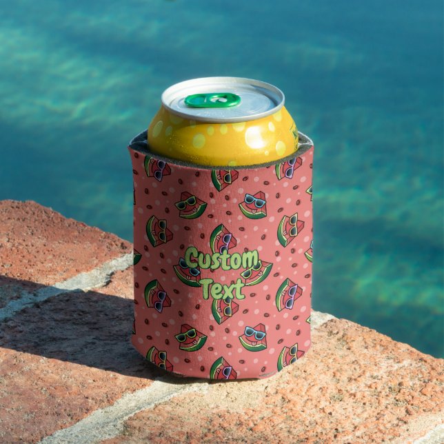 Enfriador De Latas Patrón Personalizado de sandía (Piscina in situ)