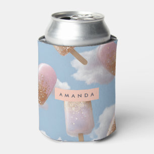 Enfriador De Latas Patrón popsical Purpurina capilar personalizado
