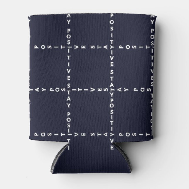 Enfriador De Latas Patrón "positivo" de moda, verificación de cuadríc (Anverso)