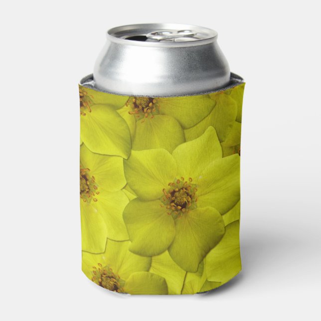 Enfriador De Latas Patrón sin soldadura de Shrubby Cinquefoil (Lata Anverso)