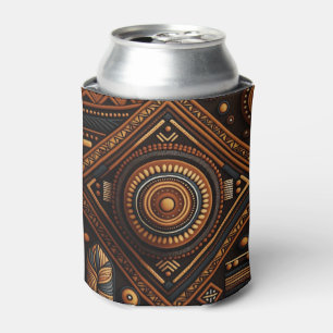 Enfriador De Latas Patrón tradicional nativo africano. África étnica