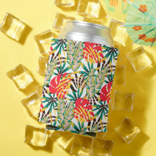 Enfriador De Latas Patrón tropical brillante