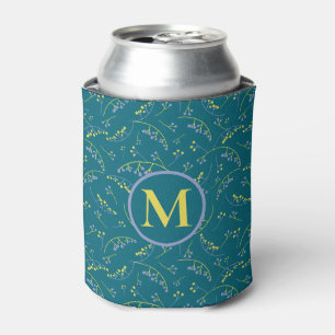 Enfriador De Latas Patrón verde lilo amarillo monocasco elegante