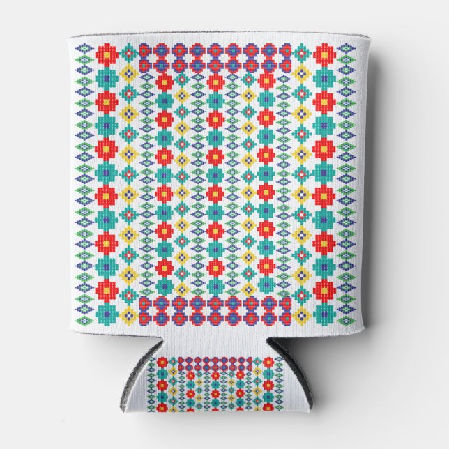 Enfriador De Latas Patrones de perlas (Anverso)