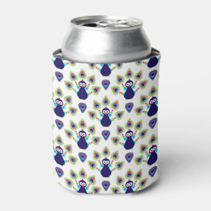 Enfriador De Latas pavo real exótico retro de la India