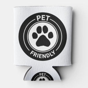 Enfriador De Latas Paw de Bestie Westie de color mascota - Negro