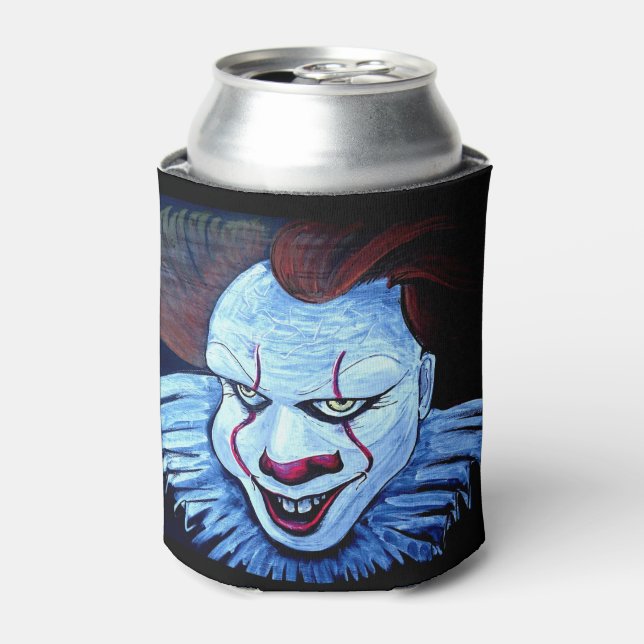 Enfriador De Latas Payaso: Malvado (Lata Anverso)