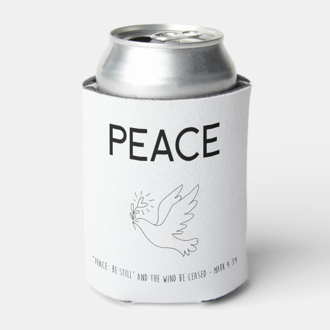 Enfriador De Latas Peace be still bird flying (Lata Anverso)