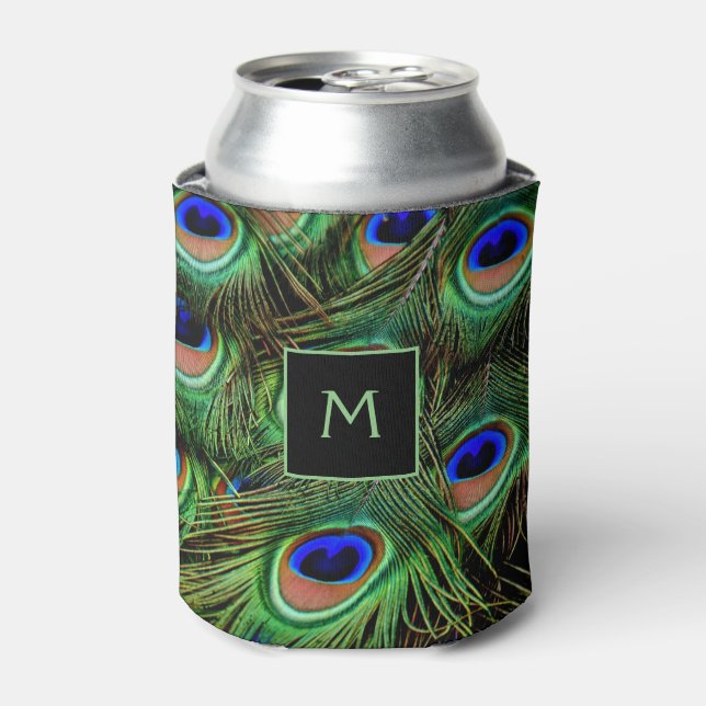 Enfriador De Latas Peacock Feathers (Lata Anverso)