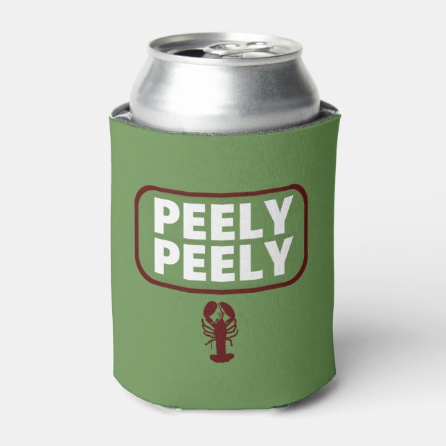 Enfriador De Latas Peely Peely Funny Crawfish Avers Beer Can Holder (Lata Anverso)