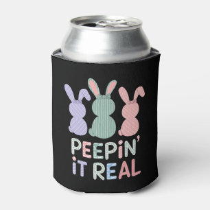 Enfriador De Latas Peepin 'It Real Bunny Rabbits Easter Bunnies