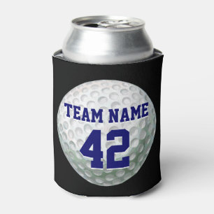 Enfriador De Latas Pelota de golf pintada con nombre