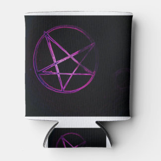 Enfriador De Latas pentagrama púrpura