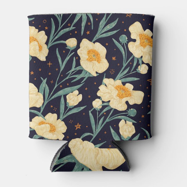 Enfriador De Latas Peony Claire de Lune Plants. (Anverso)