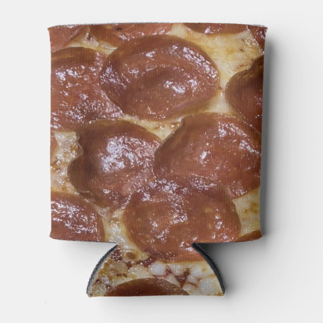 Enfriador De Latas Pepperoni Pizza (Anverso)