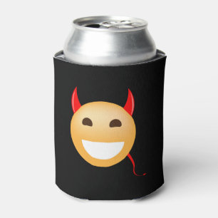 Enfriador De Latas Pequeña Emoji del diablo