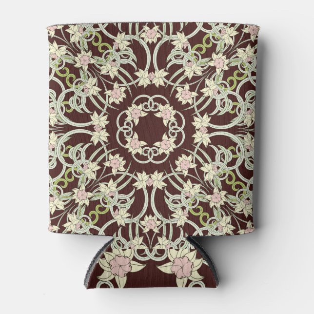 Enfriador De Latas Pequeño narciso, plaza Art Nouveau. (Anverso)