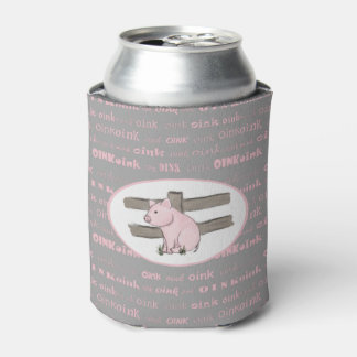Enfriador De Latas Pequeño Refrigerador de bebidas de lechón rosado