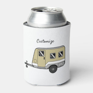 Enfriador De Latas Pequeño Tan Caravana Camper Thunder_Cove