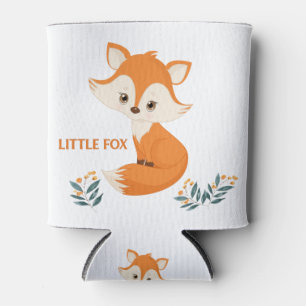 Enfriador De Latas Pequeño zorro, animal de bosque, Refrigerador de b