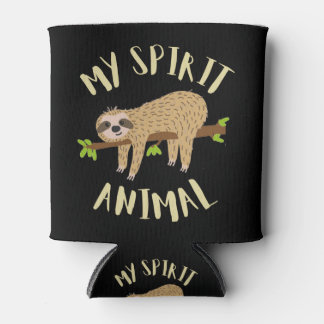 Enfriador De Latas perezoso mi animal espiritual