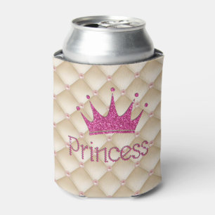 Enfriador De Latas Perlas encantadoras chic, tiara, princesa, brillan