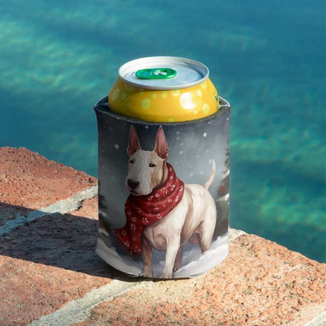Enfriador De Latas Perro asqueroso en Navidades de nieve (Piscina in situ)