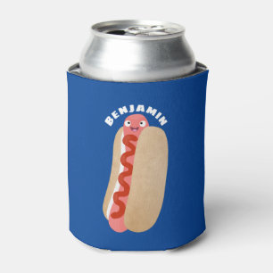 Enfriador De Latas Perro caliente divertido lindo personalizado Weine