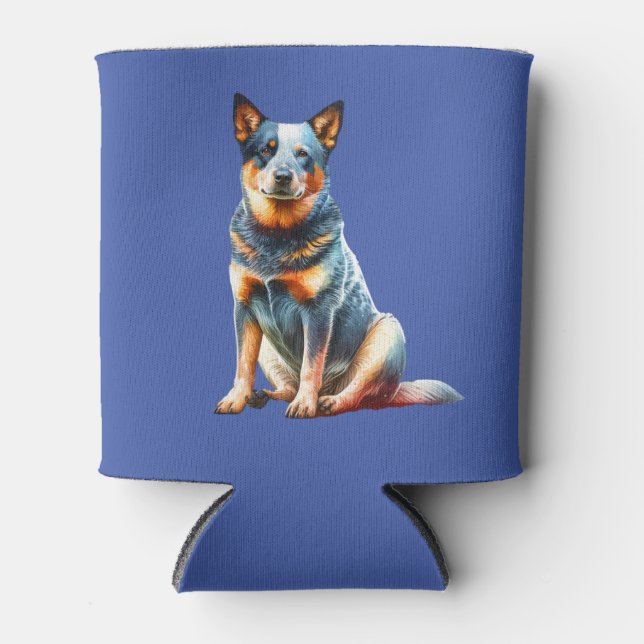 Enfriador De Latas Perro de ganado australiano (Anverso)