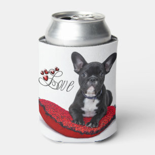 Enfriador De Latas Perro de toro francés - francés - amor