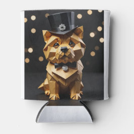 Enfriador De Latas Perro Elegante de Origami