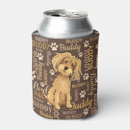 Enfriador De Latas Perro marrón personalizado