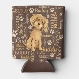 Enfriador De Latas Perro marrón personalizado