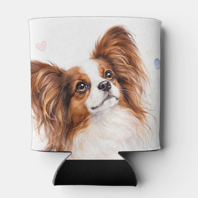 Enfriador De Latas Perro Papillón (Reverso)