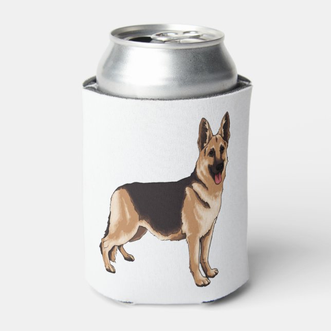 Enfriador De Latas Perro pastor alemán (Lata Anverso)