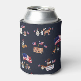 Enfriador De Latas PERROS 4 DEMOCRACIA Índigo