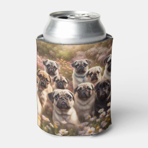Enfriador De Latas Perros Super Cute Pug Cosy