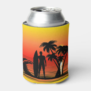 Enfriador De Latas Persona que practica surf
