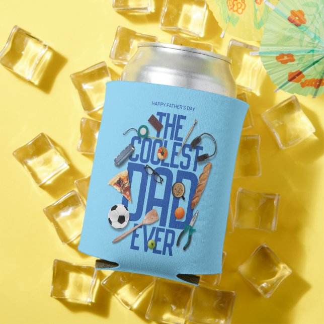 Enfriador De Latas Personaliza a Moderno El Papá Más Coolado De La Hi (Verano in situ)