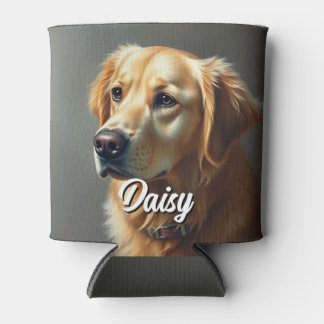 Enfriador De Latas Personaliza Golden Retriever