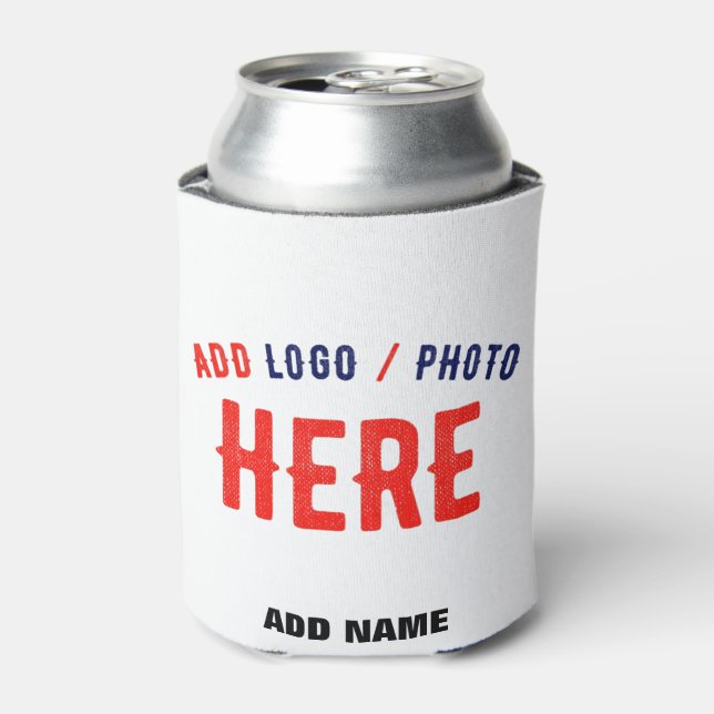 ENFRIADOR DE LATAS PERSONALIZABLE MODERNO ESTILO BLANCO VERIFICADO MA (Lata Anverso)
