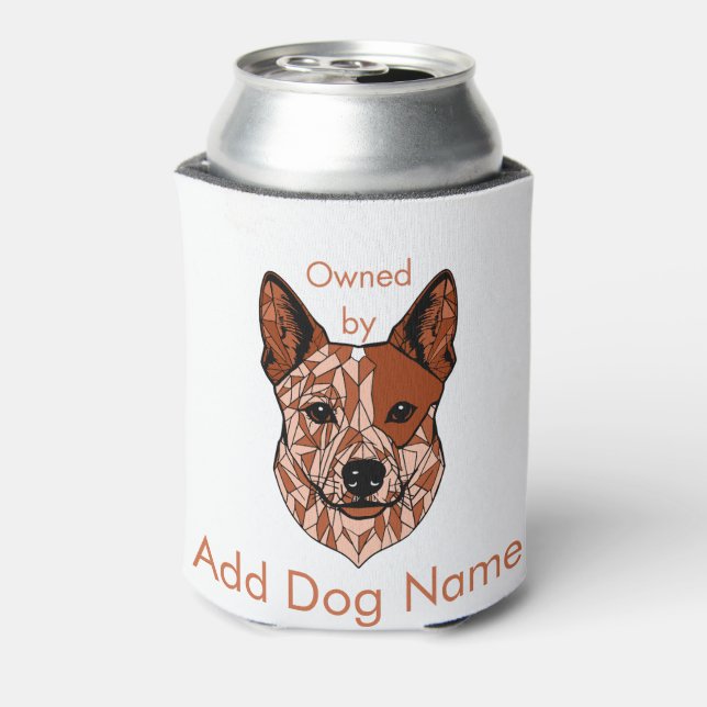 Enfriador De Latas Personalizable propio de (Red Heeler) (Reverso de la lata)
