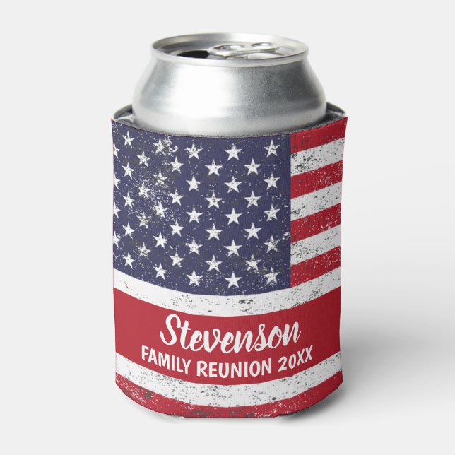 Enfriador De Latas Personalizable Refrigerador de bebidas de Reunión  (Lata Anverso)