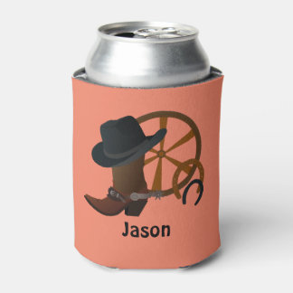 Enfriador De Latas Personalización de la fiesta de cumpleaños de Cowb