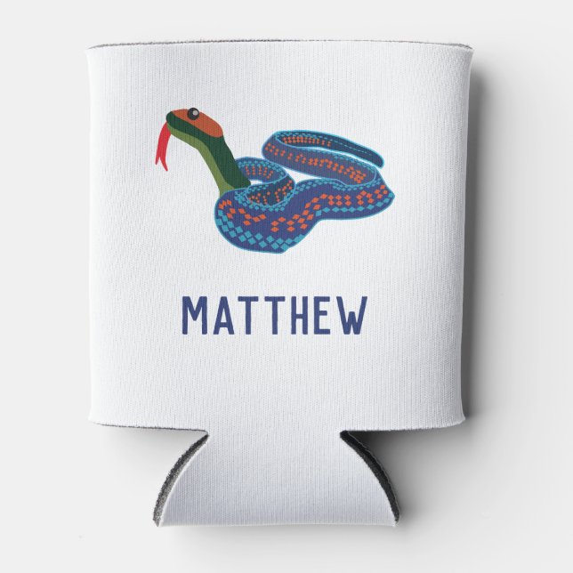 Enfriador De Latas Personalización de la serpiente de protección de l (Anverso)
