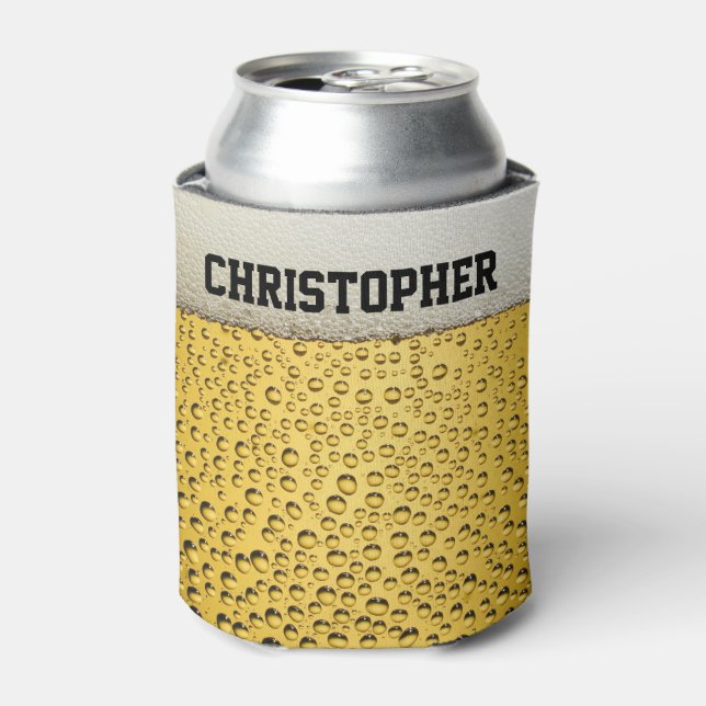 Enfriador De Latas Personalización del vidrio de cerveza (Lata Anverso)
