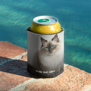 Enfriador De Latas Personalizado 2 plantillas de fotografía doble car